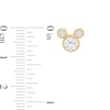Thumbnail Image 2 of Child's 5.5mm Cubic Zirconia ©Disney Mickey Mouse Stud Earrings in 10K Gold