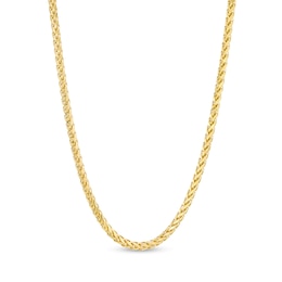 3.15mm Franco Snake Chain Necklace in Hollow 10K Gold - 20&quot;