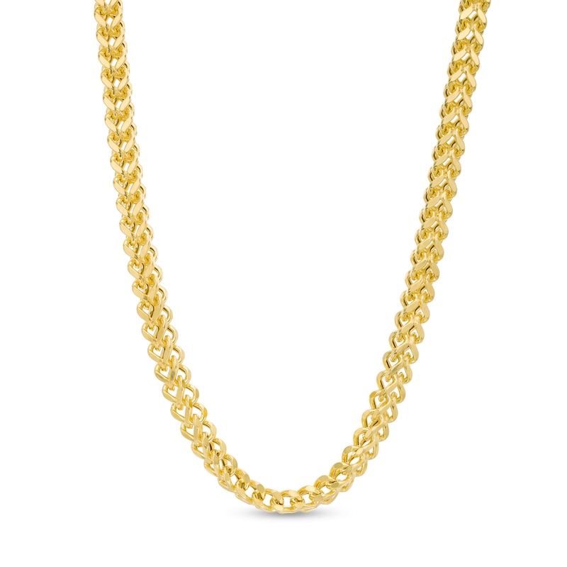 Main Image 1 of 5.3mm Franco Snake Chain Necklace in Hollow 10K Gold - 24"