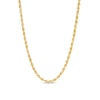 Thumbnail Image 0 of 030 Gauge Glitter Rope Chain Necklace in Hollow 14K Gold - 20"