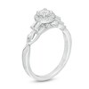 Thumbnail Image 3 of Emmy London 0.50 CT. T.W. Certified Diamond Frame Tri-Sides Vintage-Style Engagement Ring in 18K White Gold (F/VS2)