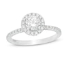 Thumbnail Image 1 of Emmy London 1.00 CT. T.W. Certified Diamond Frame Engagement Ring in 18K White Gold (F/VS2)
