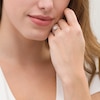 Thumbnail Image 2 of Emmy London 1.00 CT. T.W. Certified Diamond Frame Engagement Ring in 18K White Gold (F/VS2)