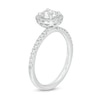 Thumbnail Image 3 of Emmy London 1.00 CT. T.W. Certified Diamond Frame Engagement Ring in 18K White Gold (F/VS2)