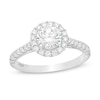 Thumbnail Image 0 of Emmy London 1.60 CT. T.W. Certified Diamond Frame Vintage-Style Engagement Ring in 18K White Gold (F/VS2)
