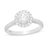 Thumbnail Image 1 of Emmy London 1.60 CT. T.W. Certified Diamond Frame Vintage-Style Engagement Ring in 18K White Gold (F/VS2)