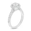 Thumbnail Image 2 of Emmy London 1.60 CT. T.W. Certified Diamond Frame Vintage-Style Engagement Ring in 18K White Gold (F/VS2)