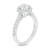 Thumbnail Image 3 of Emmy London 1.60 CT. T.W. Certified Diamond Frame Vintage-Style Engagement Ring in 18K White Gold (F/VS2)
