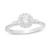 Thumbnail Image 0 of Emmy London 0.75 CT. T.W. Certified Diamond Frame Collar Engagement Ring in 18K White Gold (F/VS2)