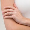 Thumbnail Image 2 of Emmy London 0.75 CT. T.W. Certified Diamond Frame Collar Engagement Ring in 18K White Gold (F/VS2)