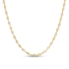 Thumbnail Image 0 of 2.1mm Dorica Singapore Chain Necklace in Solid 14K Two-Tone Gold - 18"