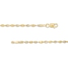 Thumbnail Image 3 of 2.1mm Dorica Singapore Chain Necklace in Solid 14K Two-Tone Gold - 18"