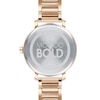 Ladies' Movado Bold® Evolution Crystal Accent Rose-Tone Watch (Model: 3600650)