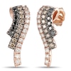 Thumbnail Image 0 of Le Vian® Chocolate Diamonds® 0.85 CT. T.W. Diamond Drop Earrings in 14K Strawberry Gold™