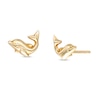 Thumbnail Image 1 of Child's Dolphin Stud Earrings in 10K Gold