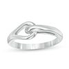 Thumbnail Image 0 of Love + Be Loved Heart Loop Ring in Sterling Silver