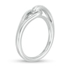 Thumbnail Image 2 of Love + Be Loved Heart Loop Ring in Sterling Silver