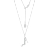 Thumbnail Image 0 of Emmy London Diamond Accent Shoe Pendant in Sterling Silver - 20"