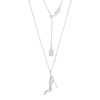 Thumbnail Image 1 of Emmy London Diamond Accent Shoe Pendant in Sterling Silver - 20"
