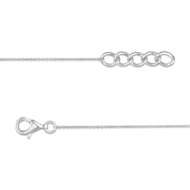 Main Image 2 of Marilyn Monroe™ Collection 0.13 CT. T.W. Diamond Star Bracelet in Sterling Silver - 7.25"