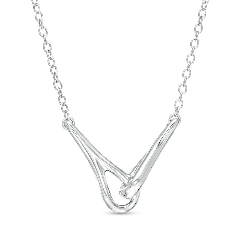 Love + Be Loved Loop Necklace in Sterling Silver|Peoples Jewellers