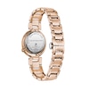 Thumbnail Image 3 of Ladies' Citizen Eco-Drive® Disney Belle Diamond Accent Rose-Tone Watch with Mother-of-Pearl Dial (Model: EM0823-58D)
