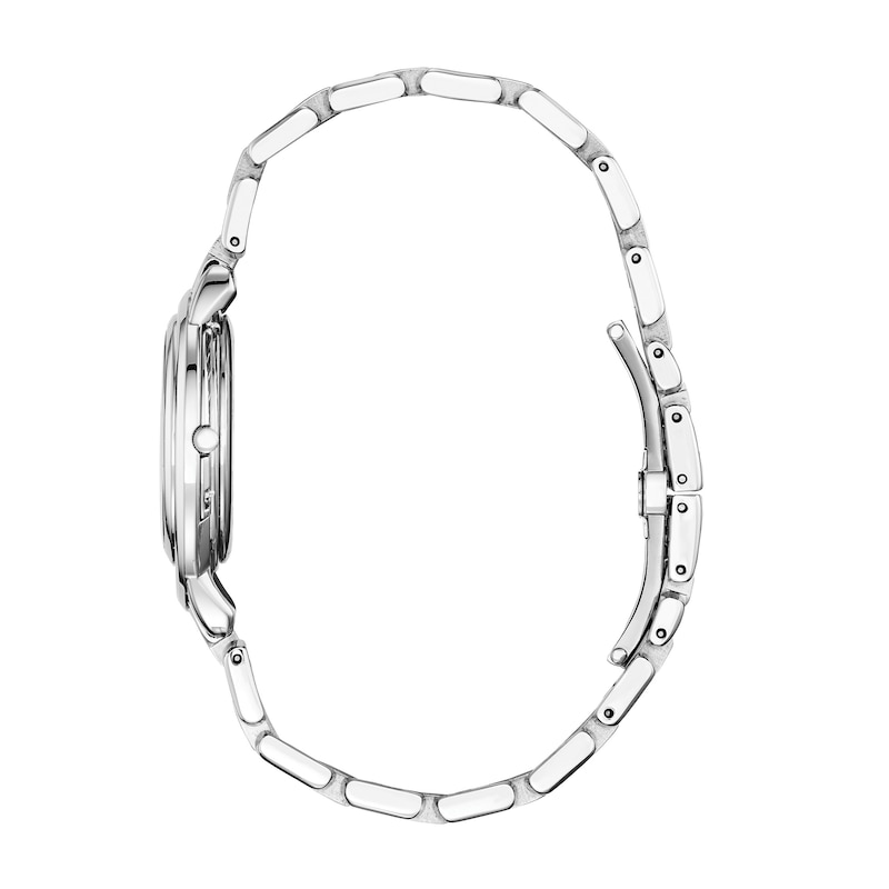 Main Image 2 of Ladies' Citizen Eco-Drive® Disney Cinderella Diamond Accent Watch with Blue Mother-of-Pearl Dial (Model: EW5510-53N)