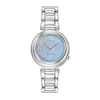 Thumbnail Image 0 of Ladies' Citizen Eco-Drive® Disney Frozen 2 Elsa Diamond Accent Watch with Blue Mother-of-Pearl Dial (Model: EM0580-58N)
