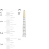 Thumbnail Image 2 of 0.45 CT. T.W. Journey Diamond Drop Earrings in 10K Gold