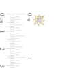 Thumbnail Image 2 of Diamond Accent Starburst Stud Earrings in 10K Gold