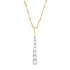 0.29 CT. T.W. Journey Diamond Pendant in 10K Gold