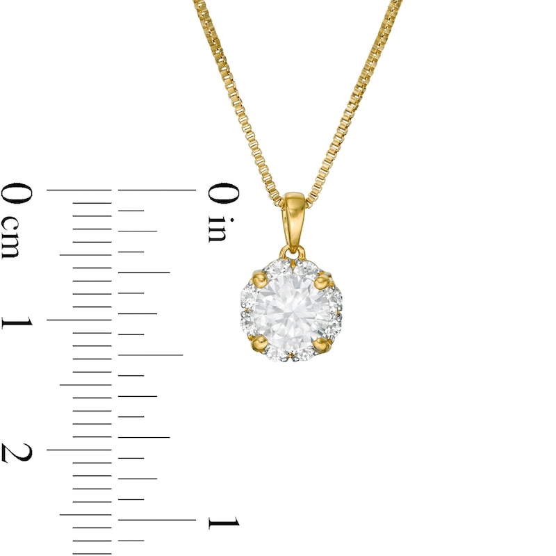 1.00 CT. T.W. Certified Canadian Diamond Frame Pendant in 14K Gold (I/I2)