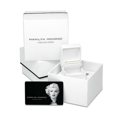 Marilyn Monroe™ Collection 0.58 CT. T.W. Oval Diamond Double Frame Starburst Engagement Ring in 14K White Gold