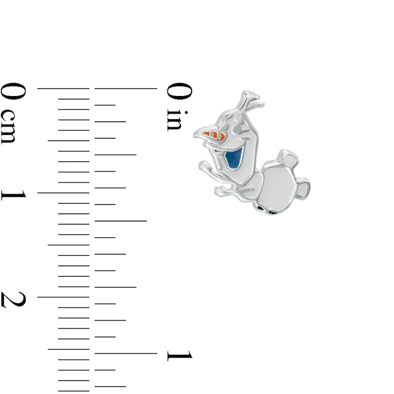 Main Image 3 of Child's ©Disney Olaf the Snowman Stud Earrings and Necklace Set in Sterling Silver