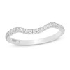 Thumbnail Image 0 of Emmy London 0.145 CT. T.W. Certified Diamond Contour Wedding Band in 18K White Gold (F/VS2)