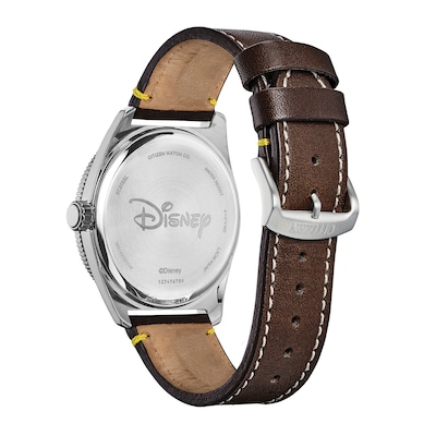 Citizen Eco-Drive® Mickey Mouse Strap Watch with Blue Dial (Model: AW1599-00W)