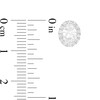 Thumbnail Image 3 of 1.45 CT. T.W. Certified Oval Diamond Frame Stud Earrings in 14K White Gold (I/SI2)