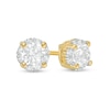 Thumbnail Image 1 of 0.30 CT. T.W. Certified Canadian Diamond Frame Stud Earrings in 14K Gold (I/I2)