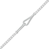 Thumbnail Image 1 of Love + Be Loved 1.00 CT. T.W. Diamond Loop Bracelet in 10K White Gold - 7.25"