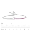 Love + Be Loved Lab-Created Ruby Loop Bolo Bracelet in Sterling Silver - 9.5"
