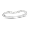 Thumbnail Image 1 of Emmy London 0.145 CT. T.W. Certified Diamond Contour Wedding Band in 18K White Gold (F/VS2)