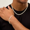 Thumbnail Image 2 of 4.7mm Curb Chain Bracelet and Necklace Set in 10K Gold