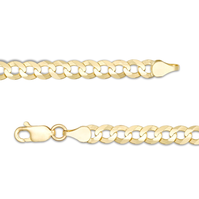 Main Image 3 of 4.7mm Curb Chain Bracelet and Necklace Set in 10K Gold
