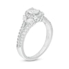 Thumbnail Image 3 of Emmy London 1.00 CT. T.W. Certified Oval Diamond Frame Split Shank Engagement Ring in 18K White Gold (F/VS2)