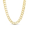Thumbnail Image 0 of 7.0mm Curb Chain Necklace in Solid 10K Gold - 22"