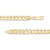 Thumbnail Image 2 of 7.0mm Curb Chain Necklace in Solid 10K Gold - 22"