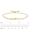 Thumbnail Image 3 of Love + Be Loved 0.10 CT. T.W. Diamond Loop Bolo Bracelet in 10K Gold - 9.0"