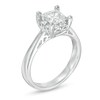 Thumbnail Image 3 of 1.50 CT. T.W. Certified Canadian Princess-Cut Diamond Frame Engagement Ring in 14K White Gold (I/I2)