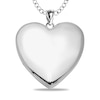 Thumbnail Image 3 of Engravable Photo Heart Locket in Sterling Silver (1-2 Images and 3 Lines)