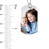 Thumbnail Image 4 of Large Engravable Photo Dog Tag Pendant in Sterling Silver (1 Image and 4 Lines)